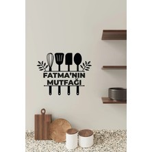 Isme Özel Mutfak Yazısı - 35X22 Cm, 3 mm Ahşap Mdf