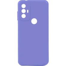 ZORE Tcl 30 Se Kılıf Zore Biye Silikon-Lila