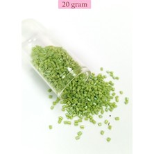 Kesme Cam Boncuk 2mm - 20 Gram - Yeşil -BNC325