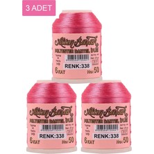 3 Adet Altınbaşak Oya ve Dantel Ipi 20 gr - Royaleks - No: 338