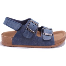 Fly Soft S961 Lacivert Ortopedik Günlük Erkek Çocuk Spor Sandalet