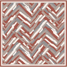 Lêvi D'or Armine İpek Eşarp 2025 Yaz - 9303-85 Kiremit Gri Twill