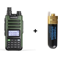Uv-13 Pro Yeşil+Bıdık Anten