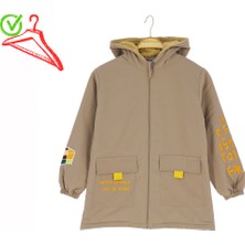 Erkek Çocuk Mont Kapüşonlu Kürklü