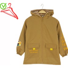 Erkek Çocuk Mont Kapüşonlu Kürklü