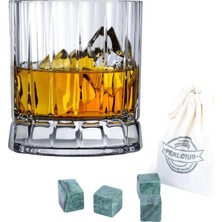 Perlotus 250 cc Nude Wayne Kristal Viski Bardağı Viski Taşı Hediyeli