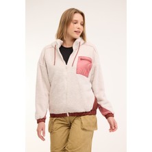 Lotto W-Andreda Sharpa Fz 4pr Bej Kadın Mont