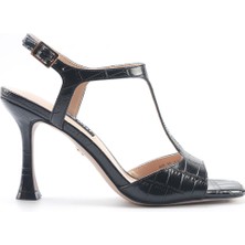 Nine West Mıor 5fx Siyah Kadın Topuklu Sandalet