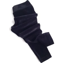 Timi Kids Kız Çocuk Fitilli Kadife Kumaş Beli Lastikli Basic Tayt Pantolon