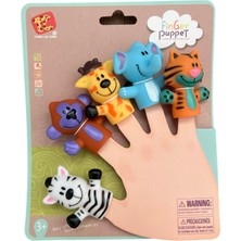 Sevimli Hayvanlar Parmak Kuklası 5 Adet 5 cm