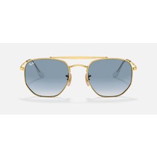 Ray-Ban RB3648  Unisex Güneş Gözlüğü Gold Çerçeve Metal Moda Aksesuar Sarı