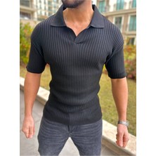 Tişört Nefes Alabilen Terletmez Yumuşak Dokulu Pamuklu T-Shirt Polo Yaka Slim Fit Tshirt