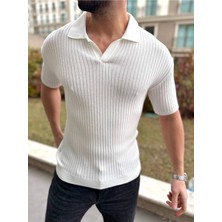 Tişört Nefes Alabilen Terletmez Yumuşak Dokulu Pamuklu T-Shirt Polo Yaka Slim Fit Tshirt