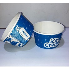 200 cc Karton Dondurma Kasesi & Aşure & Cerez Kasesi 50 Adet