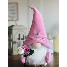 Cutes Tuff Shop Dekoratif Pembe Polar Gnome Cüce