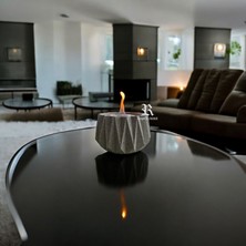 Imperıums Verta Terrazzo Masaüstü Bioethanol Şömine