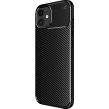 Newface iPhone 11 Kılıf Focus Carbon Desen Silikon Kapak