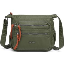 Yıkama Deri Askılı Kadın Postacı Çantası 21K Barcelona 1918