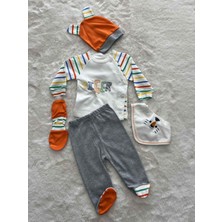 3074 Tiger Figürlü 5'li Set-Oranj