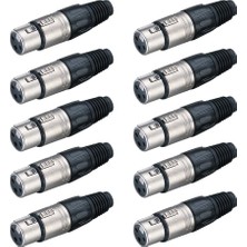 Losen LA1005 Xlr 3-Pin Dişi Connector (10'lu Paket)