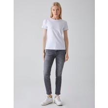 Ltb Setoba O Yaka Kadın Kısa Kol T-shırt 12258016660033