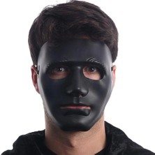 ENG Nessiworld Siyah Renk Hip Hop Anonim Jabbawockeez Dans Maskesi 18 x 19  cm