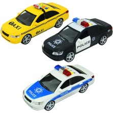 Nessiworld Sunman 1:16 Sesli Işıklı Polis ve Taksi