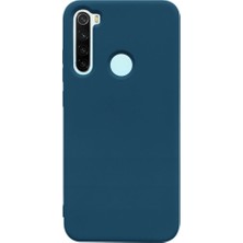 Piyasa Sepeti Xiaomi Redmi Note 8 İçi Kadife Silikon Kılıf Lacivert