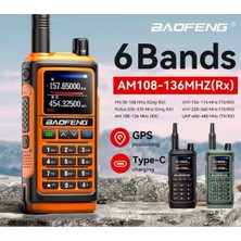 Baofeng UV17 Pro Gps Li 17H  Baofeng 6 Band - Renkler Vardır. Üstün Performans Type C Şarj