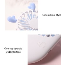 3 Hız Kontrollü Taşınabilir Mini USB Şarjlı Cep Fanı (Yurt Dışından)