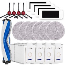 Oeehjllk Ecovacs Deebot T30 Pro Omni / T30 Omni Robot Süpürge Aksesuarları, Ana Fırça, Toz Torbaları, Bezler, Filtreler (Yurt Dışından)