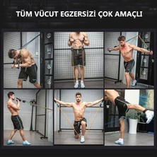 Sanec 11 Parça Lateks Egzersiz Bandı Çekme Halatı Egzersiz Seti