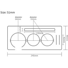 Skyeyyt 51 mm Ahşap Kahve Tamper Istasyonu Standı Kahve Portafiltre Tutucu,b (Yurt Dışından)