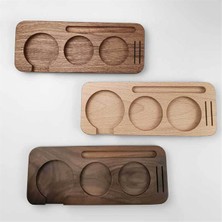 Skyeyyt 51 mm Ahşap Kahve Tamper Istasyonu Standı Kahve Portafiltre Tutucu,b (Yurt Dışından)