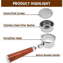Skyeyyt 54MM Dipsiz Portafilter - Dipsiz Portafilter Filtre Sepeti (Yurt Dışından)