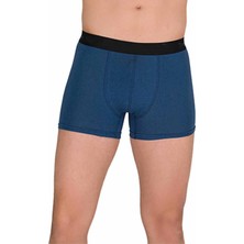 Nnstartshopping  Pamuk Modal Likralı Esnek Erkek Boxer Indigo 4476B