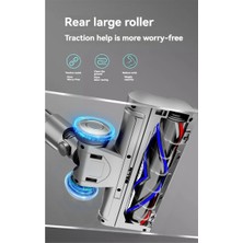 Treasured2 V7 V8 V10 V11 V15 Vakum Aparatı Için LED Toz Algılamalı Doğrudan Tahrik Fırçası Halı Zemin Temizleyici (Yurt Dışından)
