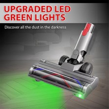 Treasured2 V7 V8 V10 V11 V15 Vakum Aparatı Için LED Toz Algılamalı Doğrudan Tahrik Fırçası Halı Zemin Temizleyici (Yurt Dışından)