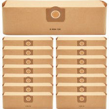 Treasured2 6.959-130.0 Filtre Torbaları Için 15 Adet Elektrikli Süpürge Torbası A2201 Wd3 Kağıt Islak ve Kuru Parçalar (Yurt Dışından)