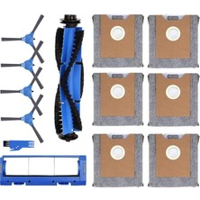 Treasured2 Robovac Clean G35+ G40+ G40 Hibrit Robot Süpürge Ana Yan Fırça Filtre Toz Torbaları Yedek Parçaları (Yurt Dışından)