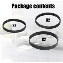 Treasured2 Proheat 2x Revolution Temizleyici Modelleri 1986,1964,2007,2007P Için 6 Adet Yedek Vakum Kayışı Seti (Yurt Dışından)