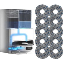 Treasured2 10 Adet Paspas Pedi Yıkanabilir Tekrar Kullanılabilir T10 OMNI/T10 Turbo/x1 Omni/x1 Turbor Için (Yurt Dışından)