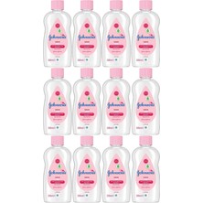 Johnsons Baby Bebek Yağı 200ML Nemlendirici (Pembe) (12 Li Set)