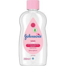 Johnsons Baby Bebek Yağı 200ML Nemlendirici (Pembe) (12 Li Set)