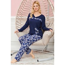 Nnstartshopping  Bayan Uzun Kollu Pijama Takımı Model No 7612