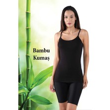 Nnstartshopping  Bambu Kadın Askılı Atlet Beyaz