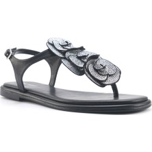 Nine West Orıel  5fx Siyah Kadın Düz Sandalet