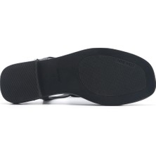 Nine West Orıel  5fx Siyah Kadın Düz Sandalet
