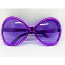 ENG Nessiworld Yeşilçam Temalı Parti Gözlüğü Mor Renk 7 x 16  cm