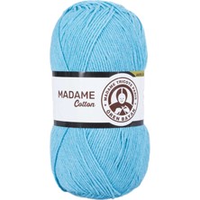 Nnstartshopping  1 Adet Madame Cotton El Örgü Ipi Yünü 100 gr 016 Turkuaz